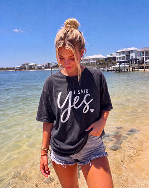 I SAID YES | Heavyweight Unisex Tee